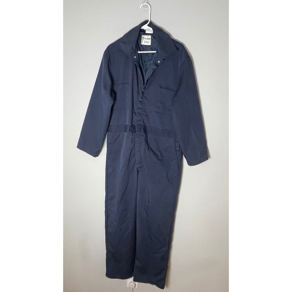 Vtg Walls Zero-Zone Insulated Coveralls Men's L, Workwear Jumpsuit Made in USA